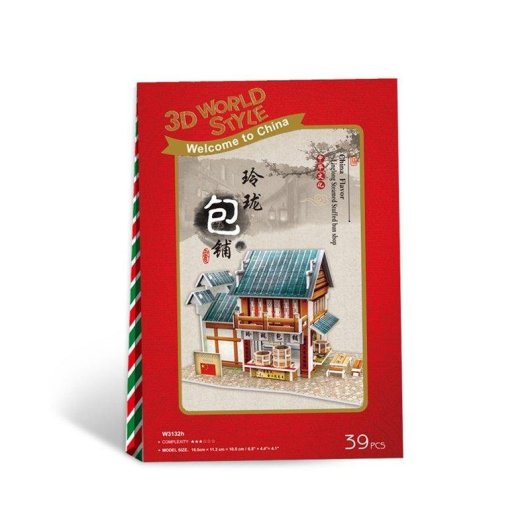 Puzzle 3D Dam Electronics China Oriental Boutique Linglong 39 pièces