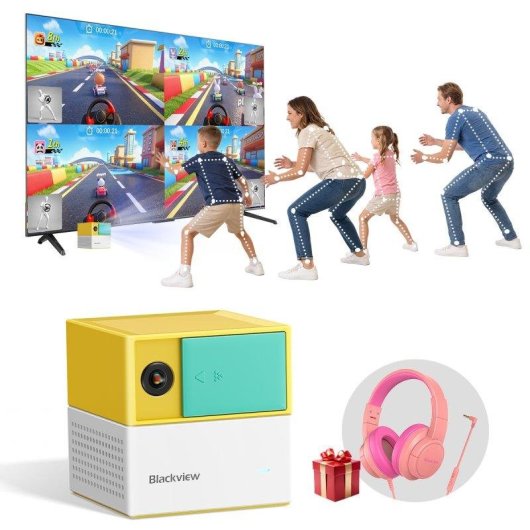 Blackview PlayPop 8 Console da tavolo Rockchip RK3576 128 GB 8 GB Giallo crema