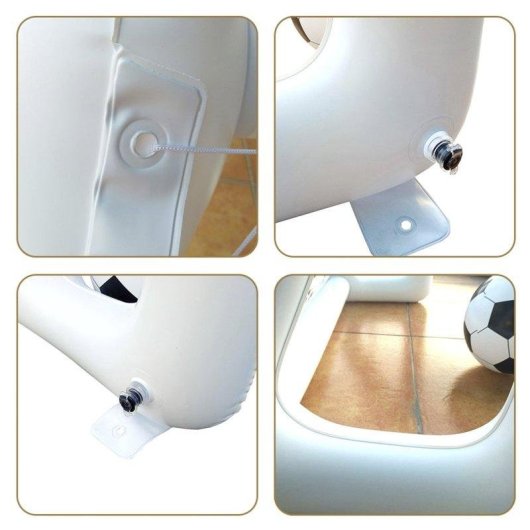 Porterie gonflable de football Dam Electronics 160x105 cm