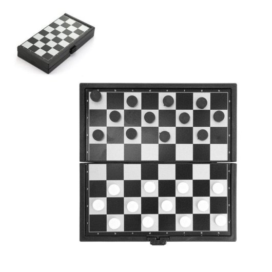 Jeu de plateau Dam Electronics Diamond Damas Pliable Surface metallique