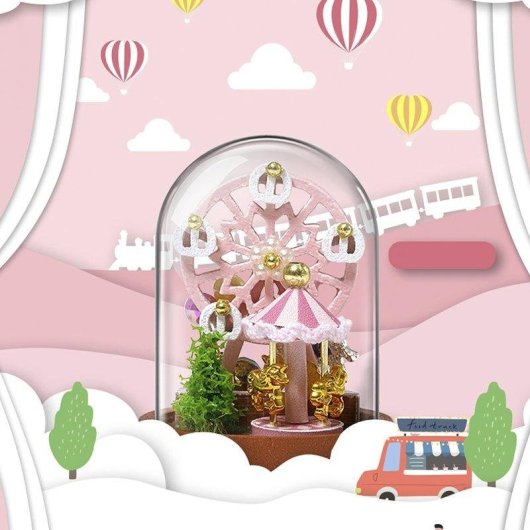 Maquette 3D Dam Electronics Fairy Tale Playground Mini avec LED