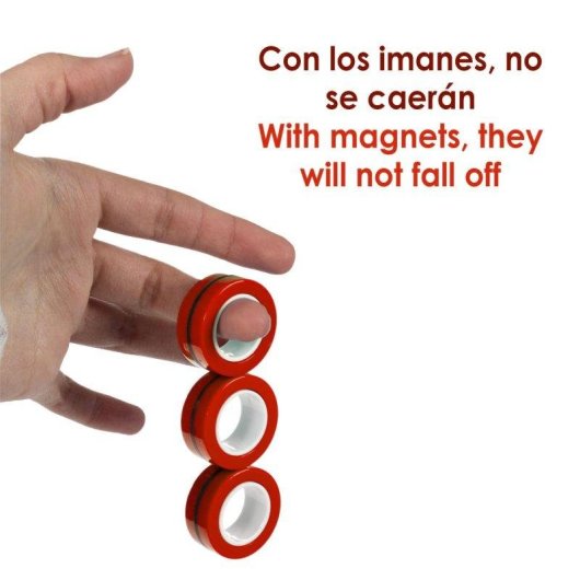 Anillos Magnéticos Antiestrés Dam Electronics Pack 3 Anillos Metal