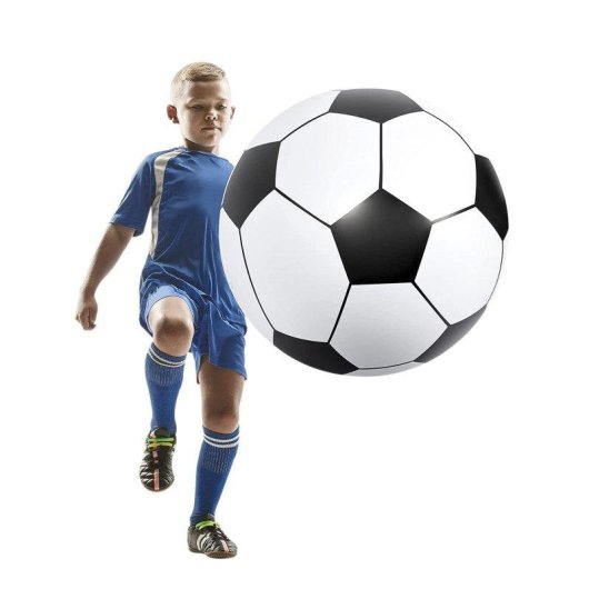 Balón de Fútbol Hinchable Gigante 100 cm PVC Dam Electronics