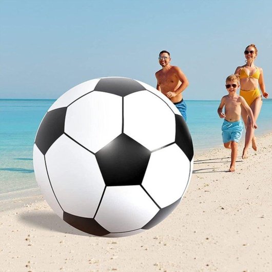 Balón de Fútbol Hinchable Gigante 100 cm PVC Dam Electronics