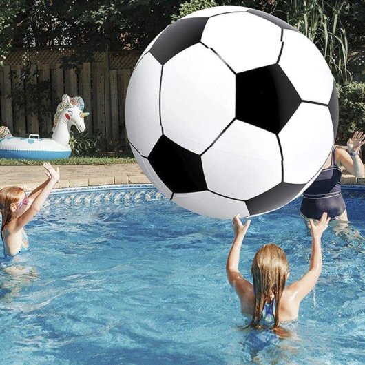 Balón de Fútbol Hinchable Gigante 100 cm PVC Dam Electronics