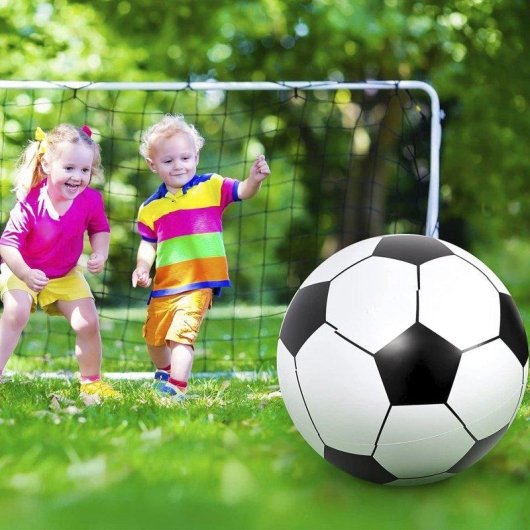 Balón de Fútbol Hinchable Gigante 100 cm PVC Dam Electronics