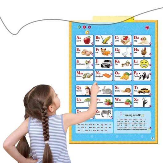 Livre Dam Electronics Livre d apprentissage anglais avec sons et tableau