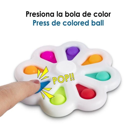 Jouet sensoriel Dam Electronics Exlusive Bubble Pop It Y Spinner