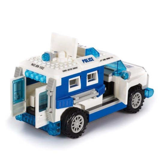 Vehicule d'assaut de police Dam Electronics 72 pieces Lumieres Son