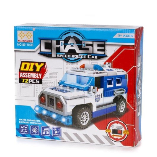 Vehicule d'assaut de police Dam Electronics 72 pieces Lumieres Son