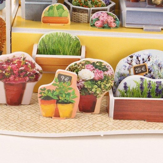 Puzzle 3D World Style France Porte-Fleurs Traditionnel Dam Electronics