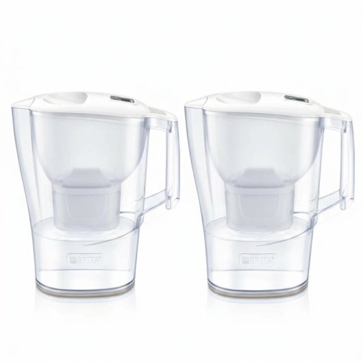 Pack 2 Jarras de Agua Brita 2,4L  + 2 Filtros