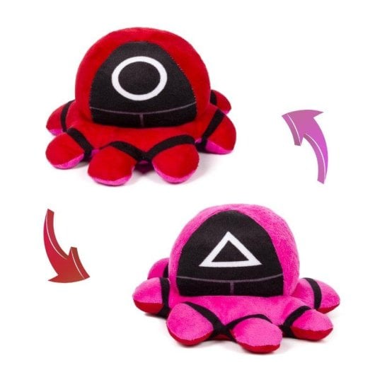 Boneco de peluche reversivel Pau Squid 20 cm Dam Electronics
