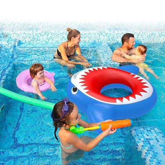 Bouée Dam Electronics Requin à bouche ouverte 140 cm