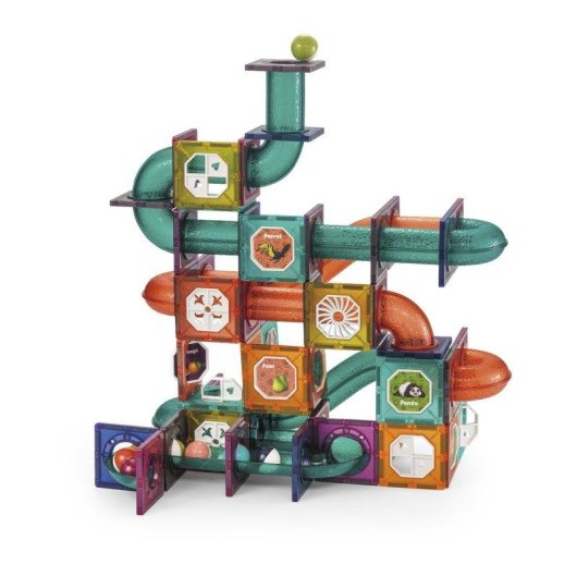 Jeu de course de billes magnetiques Dam Electronics 156 Pieces