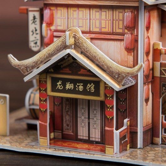 Puzzle 3D Dam Electronics World Style Chine Orientale Taverne du Dragon Traditionnel