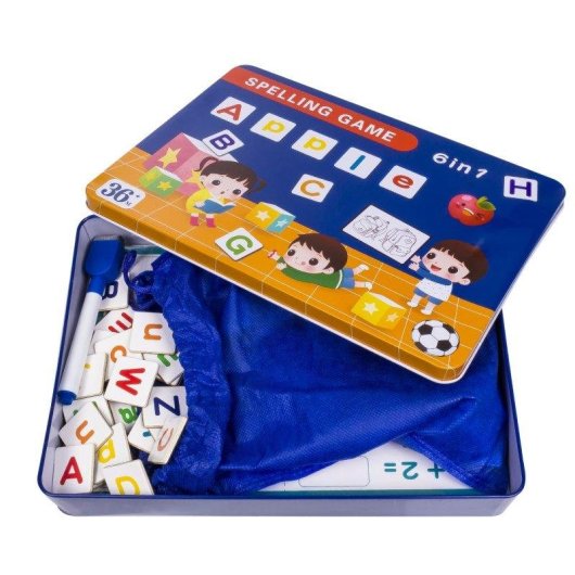 Jeu d'activites orthographe magnetique 107 lettres Dam Electronics