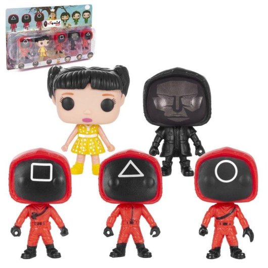 Figurine Dam Electronics Squid Pack 5 designs differents