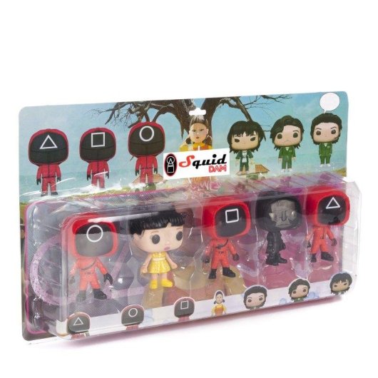 Figurine Dam Electronics Squid Pack 5 designs differents