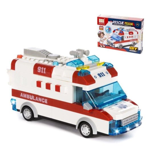Ambulance Dam Electronics 68 pieces inertie recul