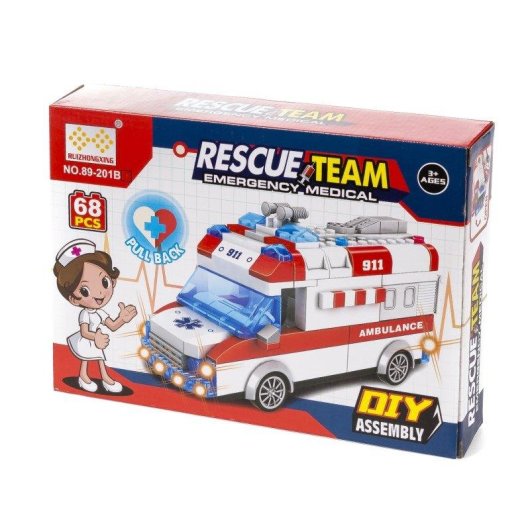 Ambulance Dam Electronics 68 pieces inertie recul