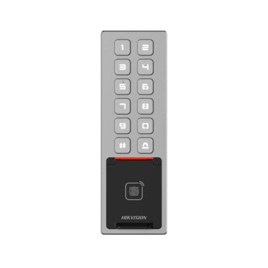 Contrôle d’accès Hikvision DS-K1T805MBFWX Empreinte et carte 3 000 IP65