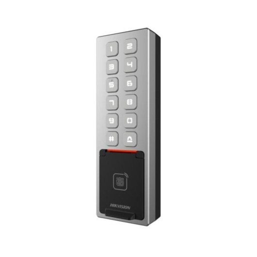 Contrôle d’accès Hikvision DS-K1T805MBFWX Empreinte et carte 3 000 IP65