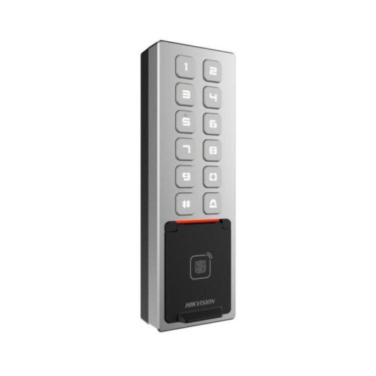 Contrôle d’accès Hikvision DS-K1T805MBFWX Empreinte et carte 3 000 IP65