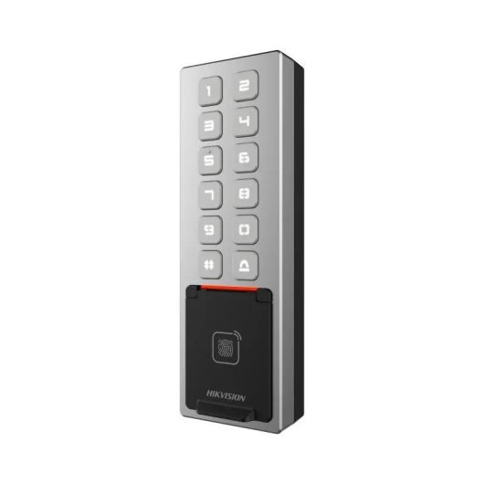 Contrôle d’accès Hikvision DS-K1T805MBFWX Empreinte et carte 3 000 IP65