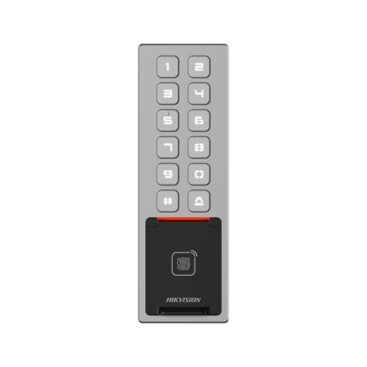 Contrôle d’accès Hikvision DS-K1T805MBFWX Empreinte et carte 3 000 IP65