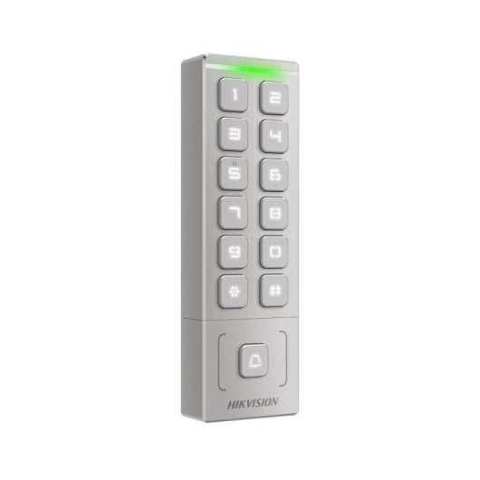 Contrôle d’accès Hikvision DS-K1T809MX Carte/PIN 1 000 utilisateurs IP65