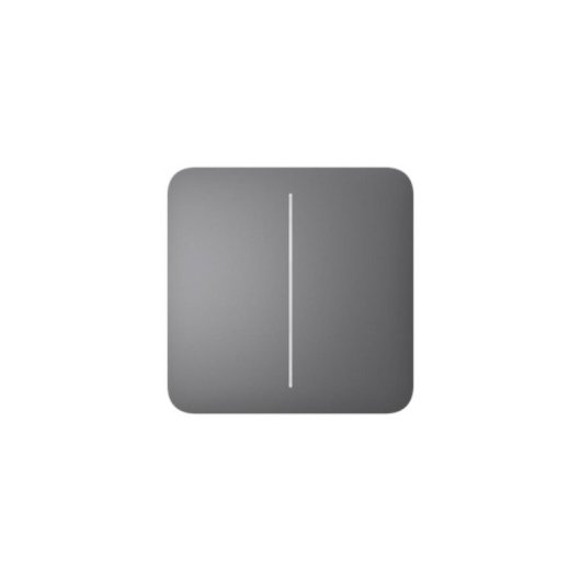 Painel tátil Ajax SideButton 2-gang cinzento para LightCore