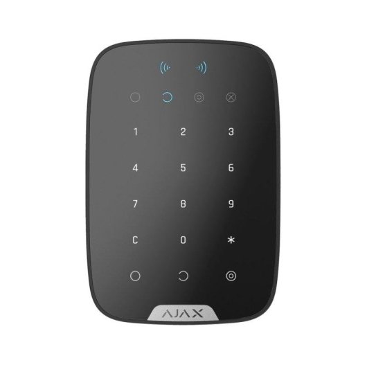 Clavier d’alarme Ajax KeyPad Plus Jeweller sans fil RFID noir