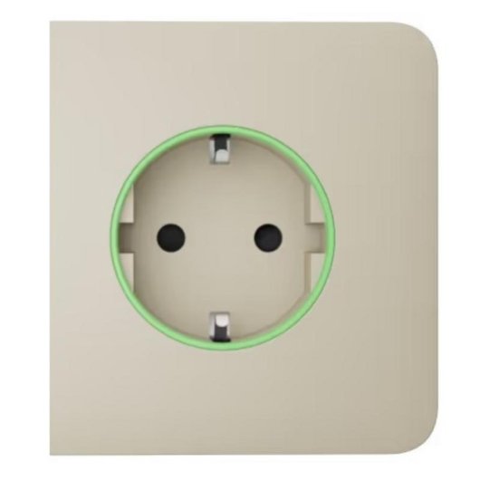 Presa intelligente Ajax SideCover Tipo F Controllo touch e LED di stato