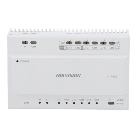 Distributeur vidéo Hikvision HD 2 fils, 6 canaux