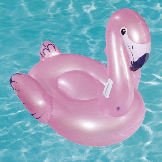 Flamingo gonflable enfant Bestway 127x127 cm avec poignees