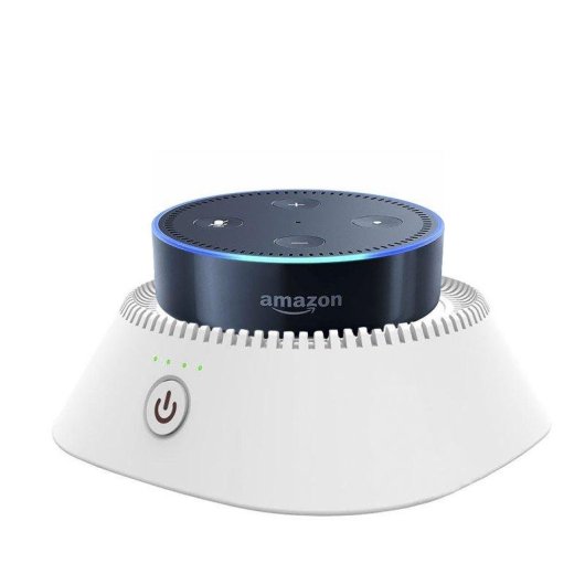 Powerbank Dam Electronics 10400 mAh Suporte Echo Dot Gen 2 Triplo USB