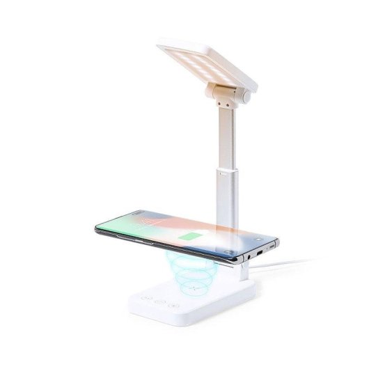 Lampada caricatore multifunzione wireless 10W Power Bank 3000 mAh