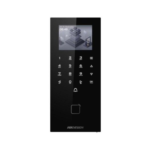 Contrôle d’accès Hikvision Clavier et carte MF 5 000 utilisateurs PoE