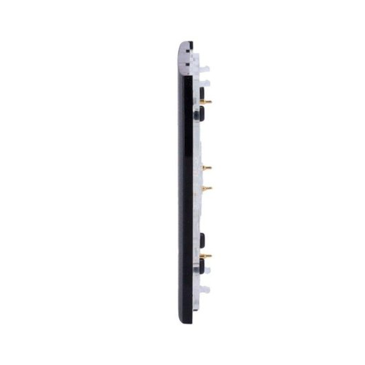Panel táctil Ajax CenterButton 2G negro para LightCore vertical