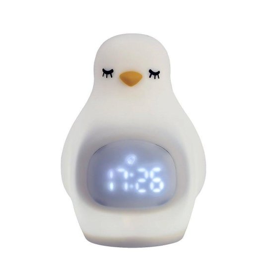 Réveil Dam Electronics Pingouin Lumière Nocturne Réglable 1200 mAh