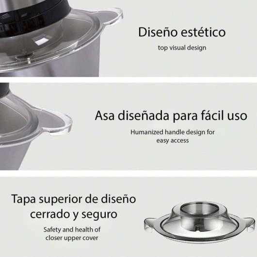 Trituratore carne elettrico Dam Electronics 300W 2L
