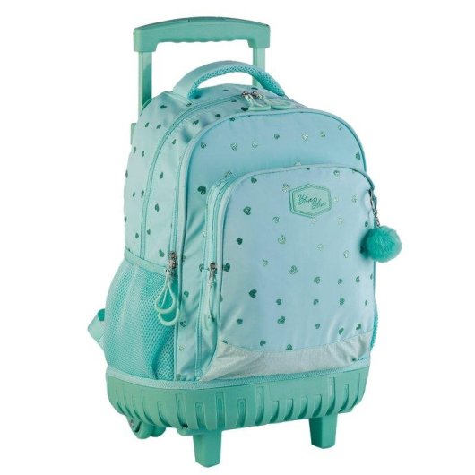 Chariot Fixe Compact Double Corps Dam Electronics Blin-blin Coeurs Menthe Pom-pom
