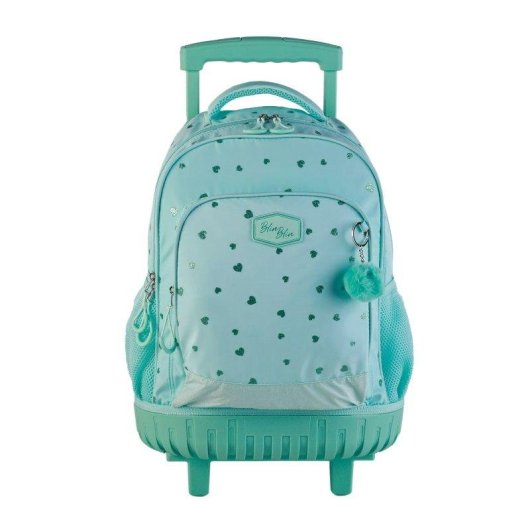 Chariot Fixe Compact Double Corps Dam Electronics Blin-blin Coeurs Menthe Pom-pom