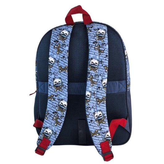 Sac a dos Minecraft Hostile Behaviour Dam Electronics Double Compartiment