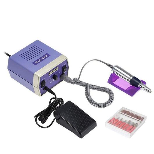 Pulidora de uñas Dam Electronics 15W hasta 28.000 RPM Pedal de control