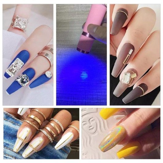 Nagellackhärtungslampe Dam Electronics Tragbar 9 LEDs