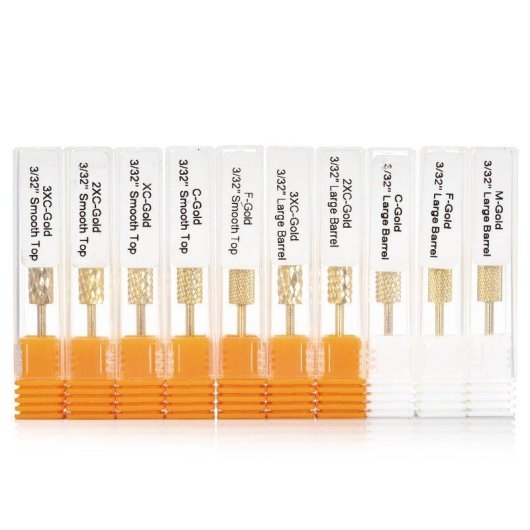 Kit Fräser aus Wolframstahl fuer Manikure Dam Electronics - 10 Typen