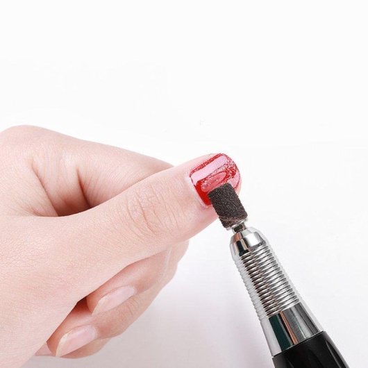 Pulidora de Uñas Dam Electronics 25W 35.000 RPM Recargable 6 Cabezales y 6 Limas