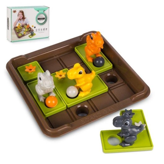 Jeu de société Dam Electronics Défi Dinosaures 60 défis 5 niveaux